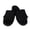Black, variant on Isotoner Sculpted Terry Adjustable Open Toe Slide Slippers (Women)