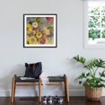 thumbnail image 3 of Art.com Yellow Floral Duo I Crop Art Print by Silvia Vassileva, Black Frame Wall Art, 29" x 29", 3 of 5