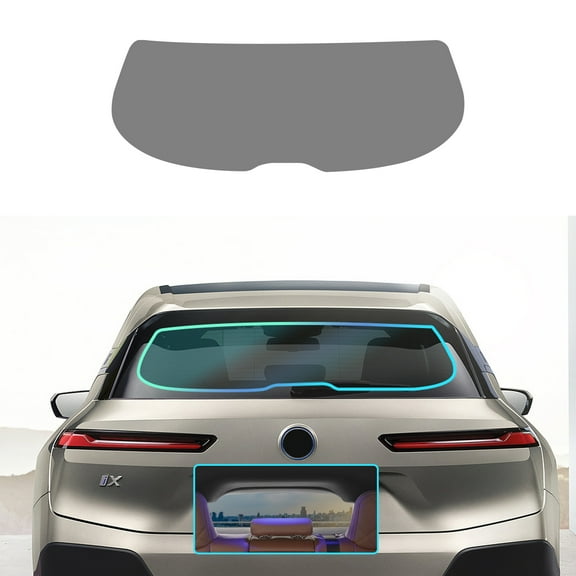 Pre-cut PVC Window Solar Film Tint Kit for 2020-2024 BMW IX Car Privacy Shield with 35% VLT for Rear Window, 1pcs