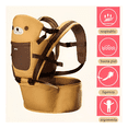 thumbnail image 5 of Cangurera Porta Bebes Cargador Ergonomico Posiciones 0-3años Belug, Amarillo, 5 of 5