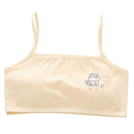 

Young Girls Bra Breathable Underwear Lingerie Teens Training Bra Vest Teenage Puberty Undercloth for Children