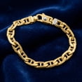 thumbnail image 4 of Pompeii Men's Marine Link 14k Gold (26gram) or Platinum (43gram) 6.5mm Bracelet 8.5" (,), 4 of 5