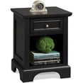 thumbnail image 3 of Homestyles Bedford Table de Nuit en Bois, Noir, 3 of 30