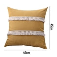 thumbnail image 2 of Funda de almohada de lino-Funda de almohada de sofá de jardín americano, 2 of 5