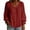Red, variant on TKLPEHG Women's V Neck Puff Ruffle Cuff Button Front Blouses Long Sleeve Lightweight Crinkle Fabric Tops Loose Casual Summer Vacation Daily Shirts (Red,S)
