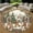 Gingerbread, variant on Round Area Rug, Couple Riding Horse 1 Non-Slip Floor Mat, Soft Washable Carpet for Living Room Bedroom Decor 24 Inch