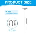 thumbnail image 2 of Uxcell Compression Spring Mechanical Extension Small Springs Pen Springs Assortment Kit for Shop and Home Repairs 4x0.6x305 mm, 2 of 7