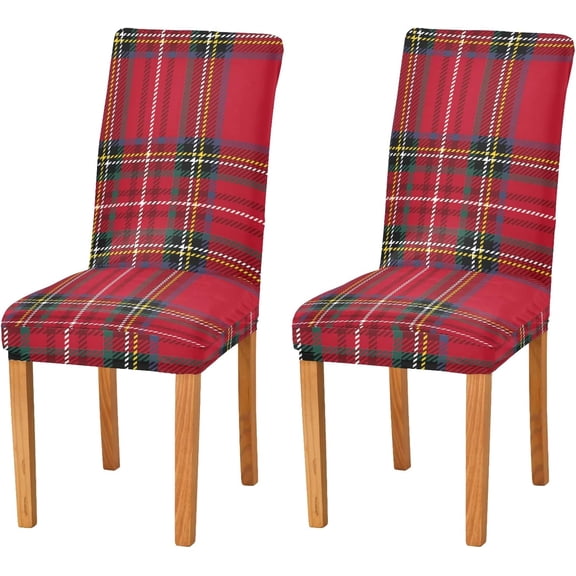 Tartan Background Plaid Dining Room Chair Slipcovers Dining Chair Covers Parsons Chair Slipcover Office Chairs Stretch Chair Covers for Dining Room