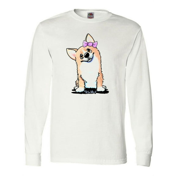 Inktastic Corgi Puppy Girl Long Sleeve T-Shirt
