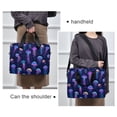 thumbnail image 6 of FORMRS 16" Laptop Bag Carrying Sleeve Case with Handle Travel Shoulder Briefcase, Dark Blue Jellyfish Pattern, 6 of 8