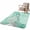 Aqua, variant on Front Door Mat 15.7"x23.6", Purple Marble Non Slip Backing & Low Profile Doormats, Absorbent Muddy Dirt Trapper Door Mats for Front Back Door Entryway Modern Abstract Waves Silvery Farmhouse