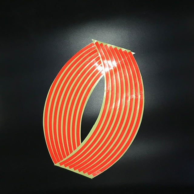 Motorcycle 12 - inch Reflective Wheel Sticker Wheel Sticker Hub Tire Decoration