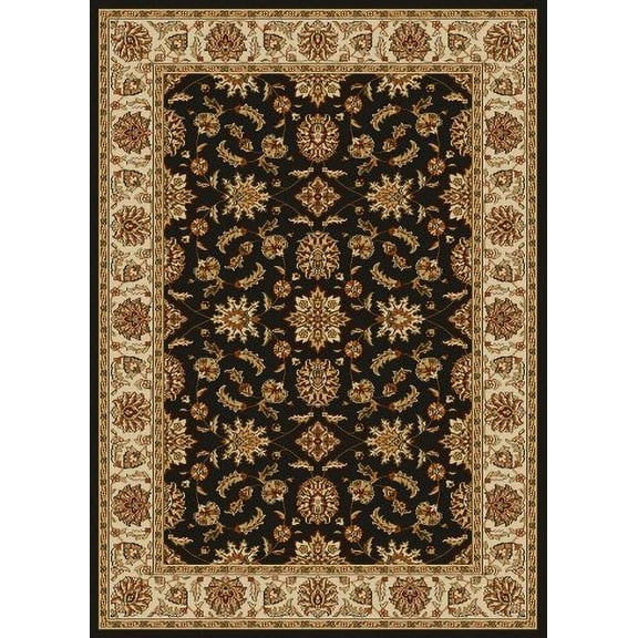 Radici Usa Como Area Rug 1592 Brown Italian Bordered 3' 3" x 4' 11" Rectangle