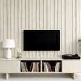 thumbnail image 6 of Peel and Stick PVC Slat Wall Panel 118"x15.75" Self-Adhesive Faux Wood Grain Wallpaper Panel 3D Printed Wall Panels for Walls & Ceilings, 6 of 7