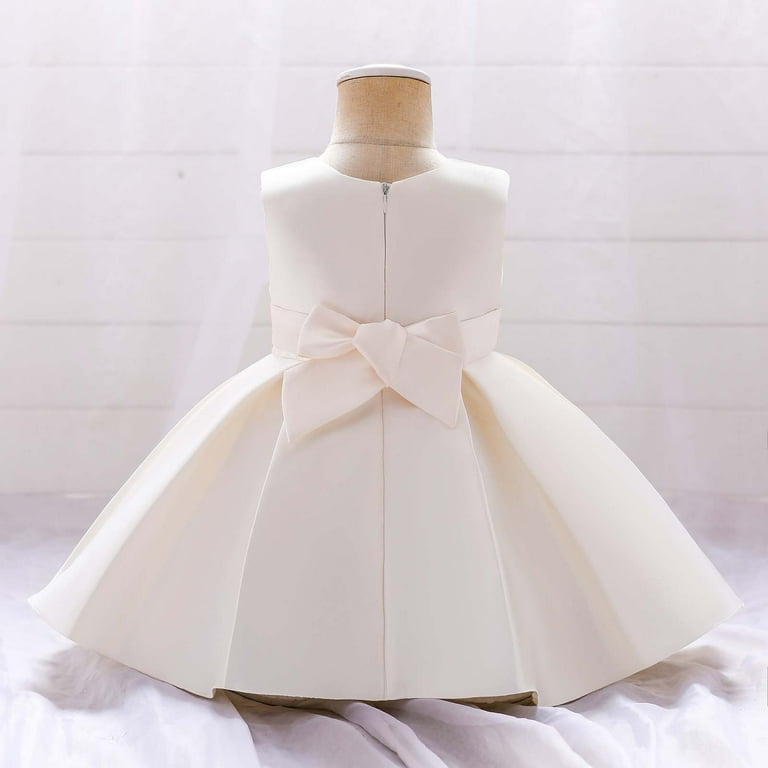 birthday party dresses for infants Toddler Embroidery Flower Baptism Party Baby Girl Dress 1 Yrs Dress Girl