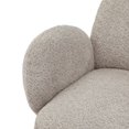 thumbnail image 7 of Hassch Comfy Upholstered Swivel Lounge Chair, Modern Accent Armchair with Fabric Seat, Foam Cushion and Metal Frame for Living Room & Bedroom (Gray), 7 of 7