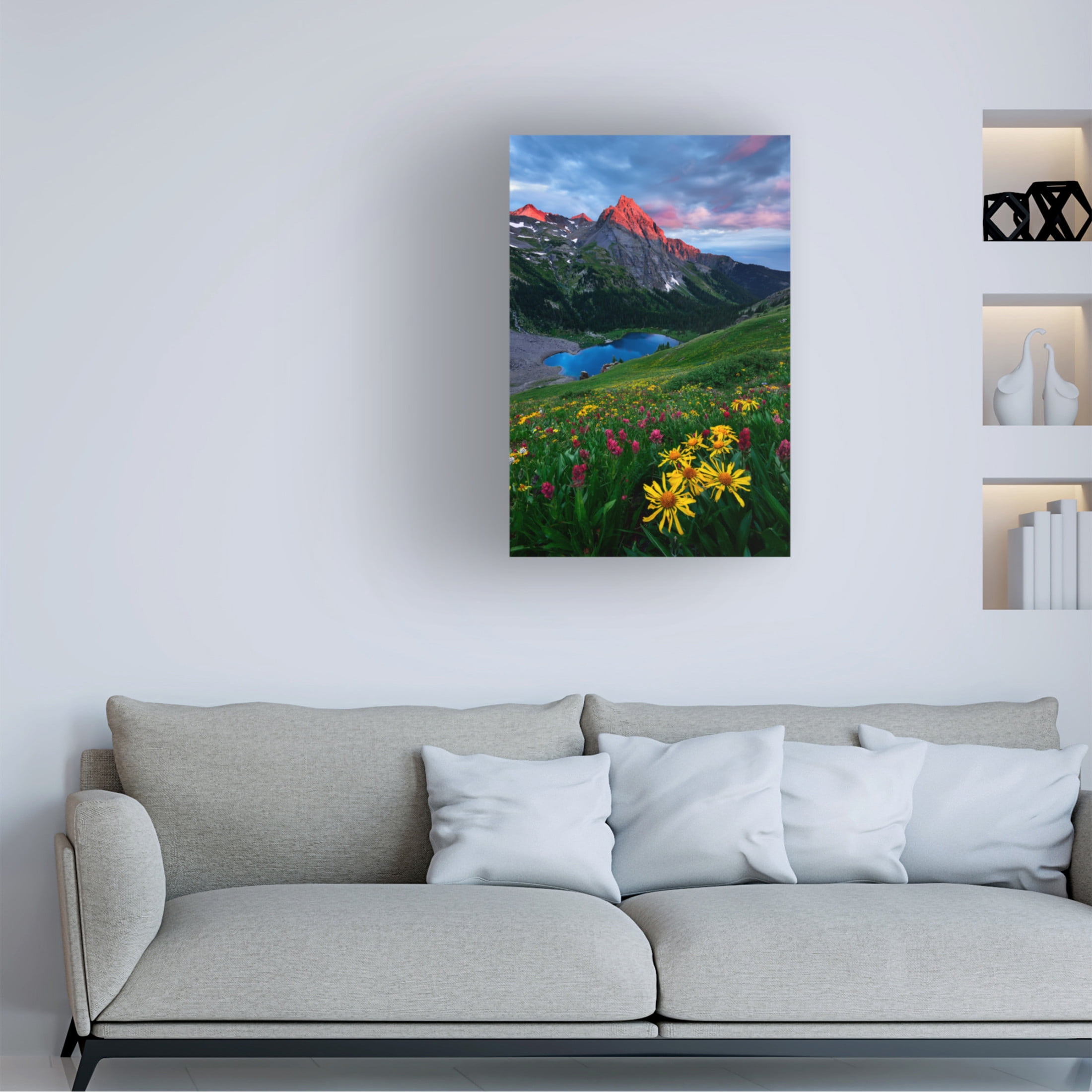 Canvas Wall Art - Mei Xu 'Colorful Colorado' Wall Art for Living Room, Bedroom, or Office D?cor by Trademark Fine Art - 16 x 24 Inches