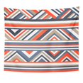 thumbnail image 1 of JSDART Pattern Abstract Stripes Modern Graphic Chevron Cartoon Celebration Collection Wall Art Hanging Tapestry Home Decor for Living Room Bedroom Dorm 51x60 inch, 1 of 2