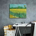 thumbnail image 4 of Epic Graffiti 'Field With Irises Near Arles' by Vincent Van Gogh, Giclee Canvas Wall Art, 24"x20", 4 of 8