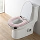 thumbnail image 4 of Fiudx Ofertas del día Asiento de inodoro modelo con cremallera, funda de asiento de inodoro con bordado para el hogar, lavadora bonita, asiento de inodoro Universal para las cuatro estaciones, 4 of 6