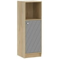 thumbnail image 1 of Armoire de Rangement au Sol 12 Pouces x 12 Pouces - avec Porte Simple, Gris, 1 of 2
