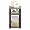 thumbnail image 6 of Furinno TURN-N-TUBE 3-Tier End Table Night Stand in Grey Oak, 6 of 8