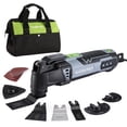 thumbnail image 1 of Oscillating Multi-Tool Kit, 3.0 Amp Corded Quick-Lock Replaceable Oscillating Saw with 7 Variable Speed, 3° Oscillation Angle Oscillating Tool, 17pcs Saw Accessories and Carrying Bag, 1 of 7