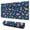 Colorful Dinosaurs Space-1, variant on Long Mouse Pads for Desk,Colorful Dinosaurs Space Pattern Desk Mats on Top Of Desks, Desk Mouse Pad Extra Large with 3mm Non-Slip Base and Stitched Edge for Gaming,Office,Work,Home 47.3"x23.6"
