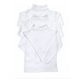 thumbnail image 4 of Playera Blanca Cuello Ruso Niño Niña Talla 2 A 12, 4 of 8