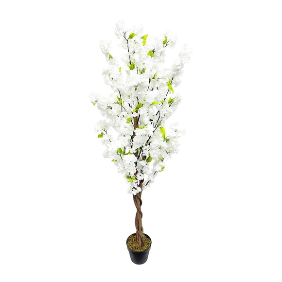 Planta Artificial VANLIG Cerezo Blanco de 1.5mts Incluye Maceta para interiores