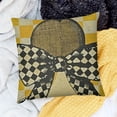 thumbnail image 2 of SHANXI Bee Summer Honeycomb Farmhouse Decorations Throw Pillow Covers Beehive Honeybee Seasonal Outdoors Decorative Linen Cushion Case for Couch Sofa Home 18x18in, 2 of 5