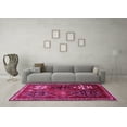 thumbnail image 3 of Ahgly Company Indoor Square Persian Pink Traditional Area Rugs, 7' Square, 3 of 4