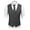 Dark Gray, variant on Men's Business Suit Vest,Slim Fit Formal Skinny Wedding Waistcoat,
