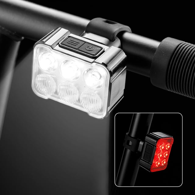Bicicleta Linterna LED FLhrweasw Faro Luz Trasera Impermeable Ciclismo Accesorios Nuevo