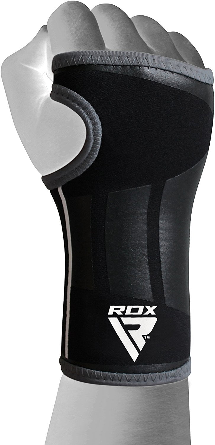 RDX Knee Support Brace RSI Sleeve Arthritis Pain Relief Repetitive Strain Injury Protector Pad Workout Elasticated Neoprene Breathable Adjustable Sprains Tendonitis Guard Sold as Single Item 