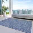 thumbnail image 6 of Addison Rugs Chantille Indoor/Outdoor Transitional Floral Denim Washable Rectangle Rug, 8' x 10', 6 of 6