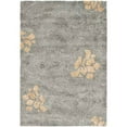 thumbnail image 1 of Hand-woven Ultimate Dark Grey/ Beige Shag Rug, 1 of 2