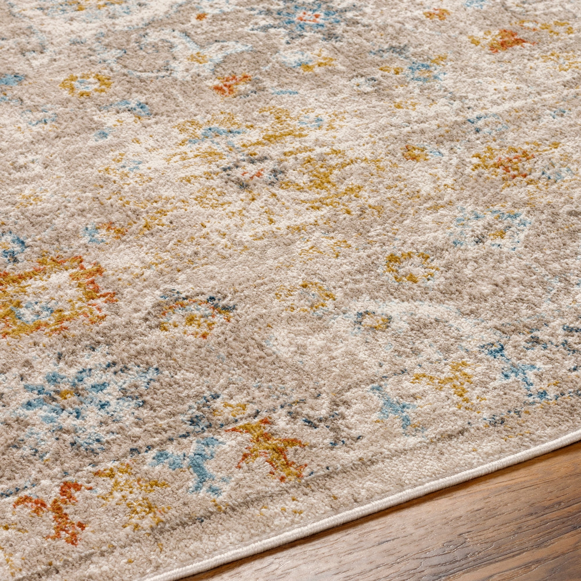 Artistic Weavers Pertek Area Rug, Taupe/Rust, 5'3" x 7'