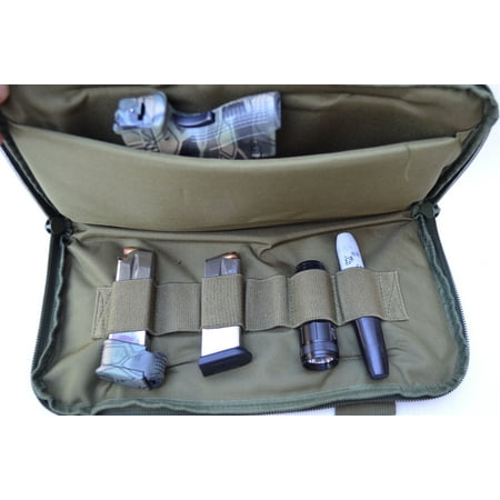 Acid Tactical Pistol Gun Range Bag Concealed Carry Pouch For Hand Acid Tactical Pistol Gun Range Bag Concealed Carry Pouch For Hand Guns Freeship Od Green