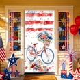 thumbnail image 5 of Guodhu 70.9x35.4 Inch Patriotic Door Curtain, Independence Day Hanging Cloth for Front Door Wall Decoration and Party Background (0.27lb)(Multicolor Z), 5 of 6