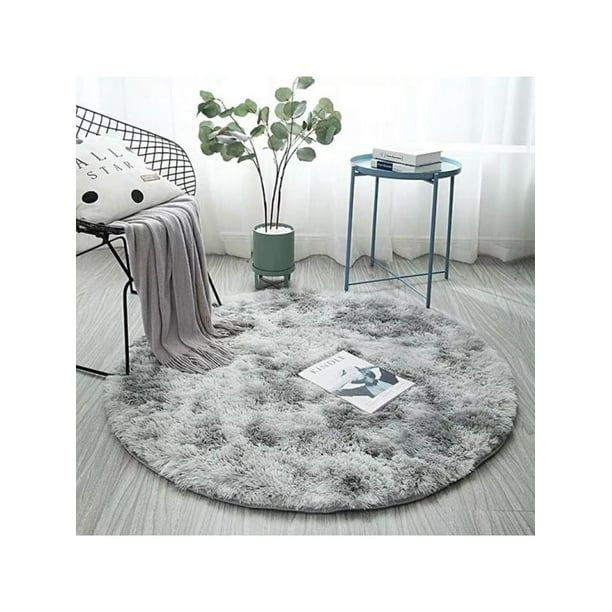 large round shaggy rugs