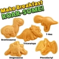 thumbnail image 4 of Waffle Wow Mini Máquina para Hacer Waffles con Dinosaurios 5 Dinosaurios Diferentes en Forma de 3D en Minutos, Desayuno para Niños, Adultos con Panqueques Geniales y Novedosos, Plancha Eléctrica Antia, 4 of 5