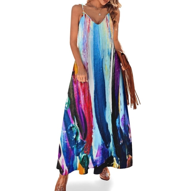 Vestido de noche sin mangas Savoir Vestido largo de mujer Vestido largo de verano para mujer