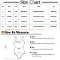 thumbnail image 2 of Great Gifts for Less Ofreoo Women Swimsuit One Piece Bathing Suit Deep V Neck Crisscross Back Adjustable Strap, 2 of 3