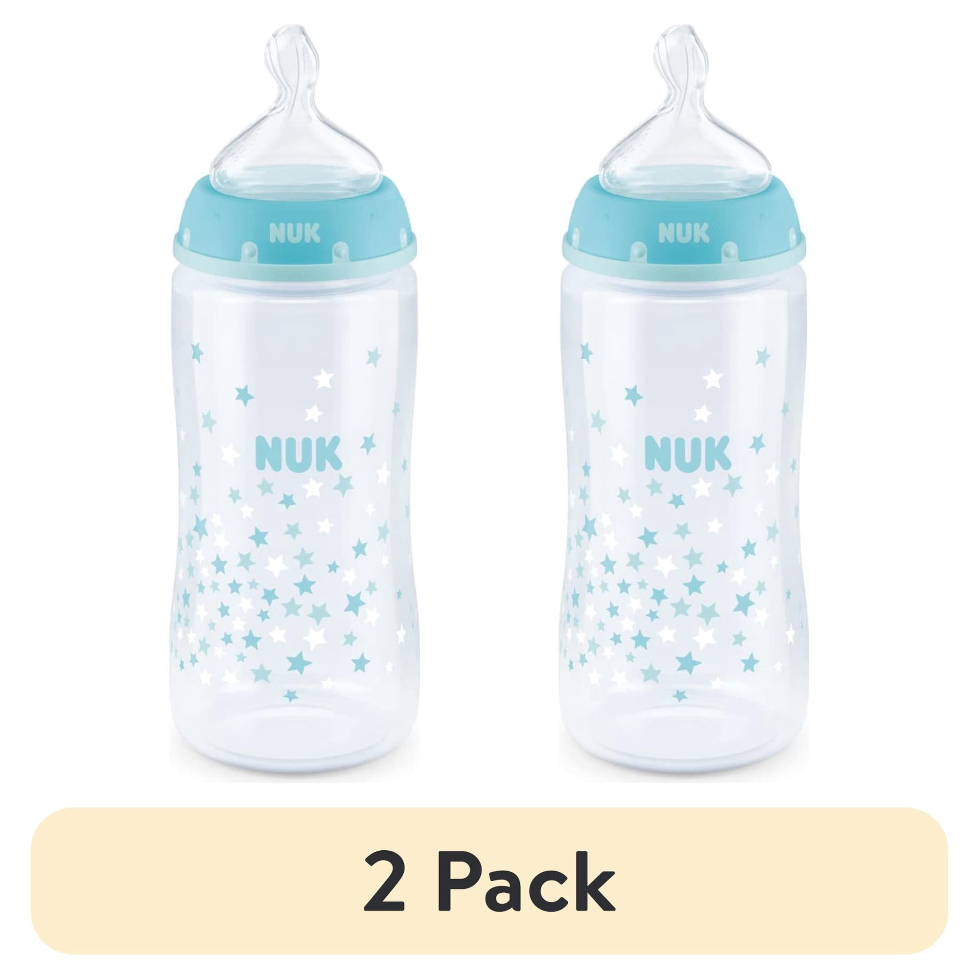 (2 pack) NUK First Choice Smooth Flow Anti-Colic Bottle, 10 oz, 1-Pack