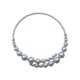 thumbnail image 1 of Modern Collar Necklace for Women and Girls Stylish Imitation Pearls Neckchain Fashion Forward Clavicle Chain Ornament, 1 of 4
