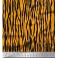 thumbnail image 2 of Soimoi Orange Poly Georgette Fabric Wild Animal Skin Print Fabric by Yard 42 Inch Wide, 2 of 3
