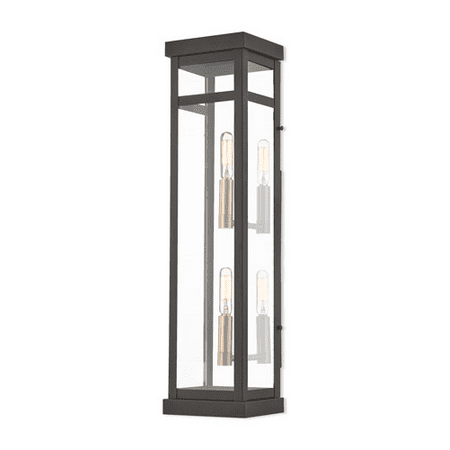 

Wall Sconces 2 Light With Bronze Clear Candelabra Base 22 inch 120 Watts - World of Crystal