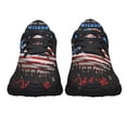 thumbnail image 5 of Whisper Words Of Wisdom Let It Be Hippie Shoes Sneakers for Women Men Black Size 13, 5 of 7