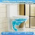 thumbnail image 4 of Sunrinx Rimless Modern Bowl 1.1/1.6 GPF Dual Flush One-Piece Toilet ADA 17" Comfort Height With Soft-Close Quiet Seat, 4 of 9
